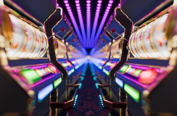 Sugar Rush slot game interface with reels and payout table